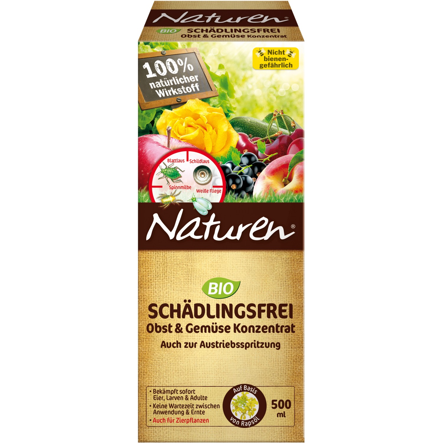 Naturen Bio Schädlingsfrei Obst- und Gemüse Konzentrat 500 ml