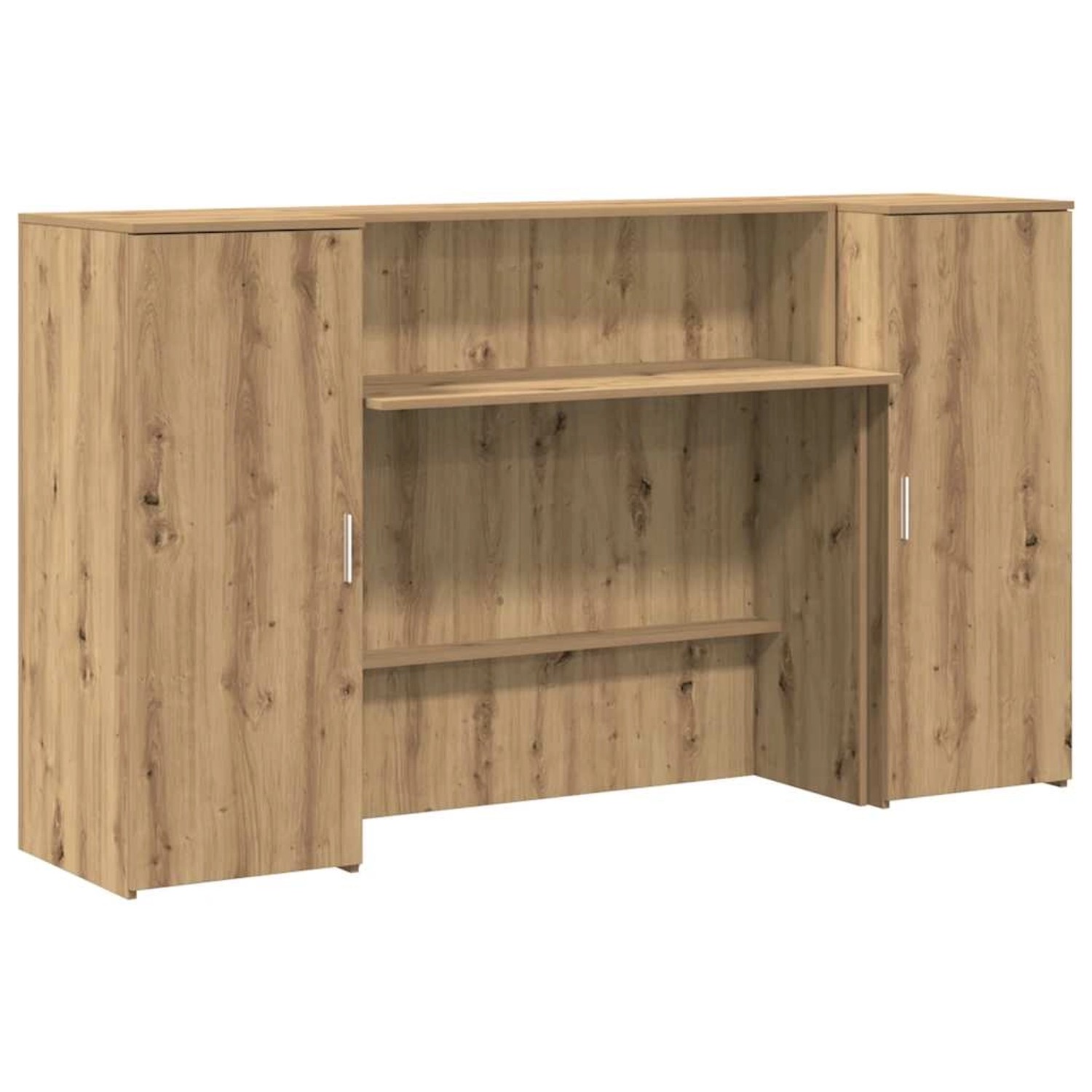 vidaXL Empfangstheke Artisan-Eiche 180x50x103,5 cm Holzwerkstoff 3324213 günstig online kaufen