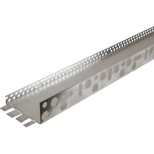 Sockelschiene Plus 40 mm aus Aluminium für Vollwärmeschutz-Systeme.