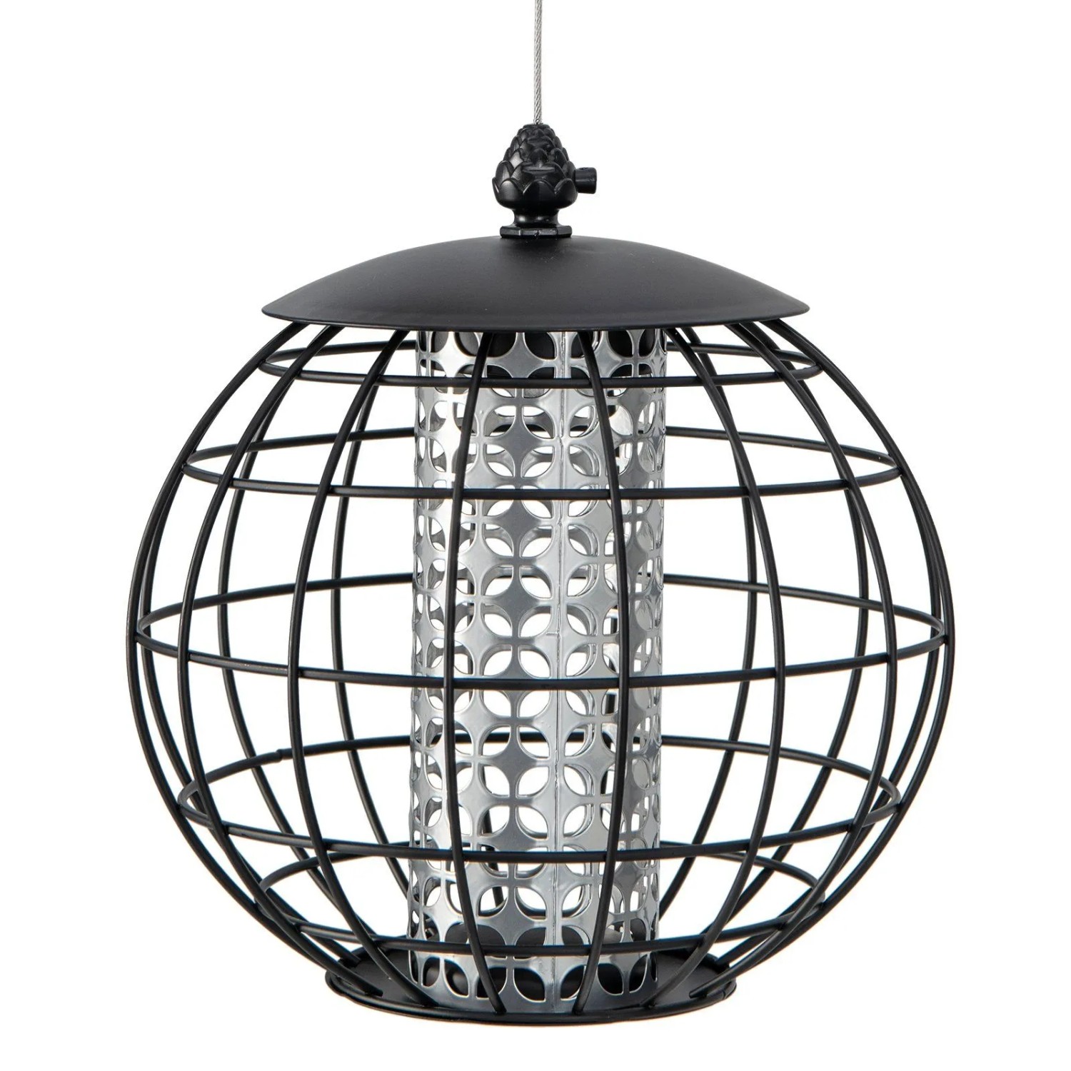 Costway Vogelfutterhaus Zum Aufhängen Schwarz günstig online kaufen