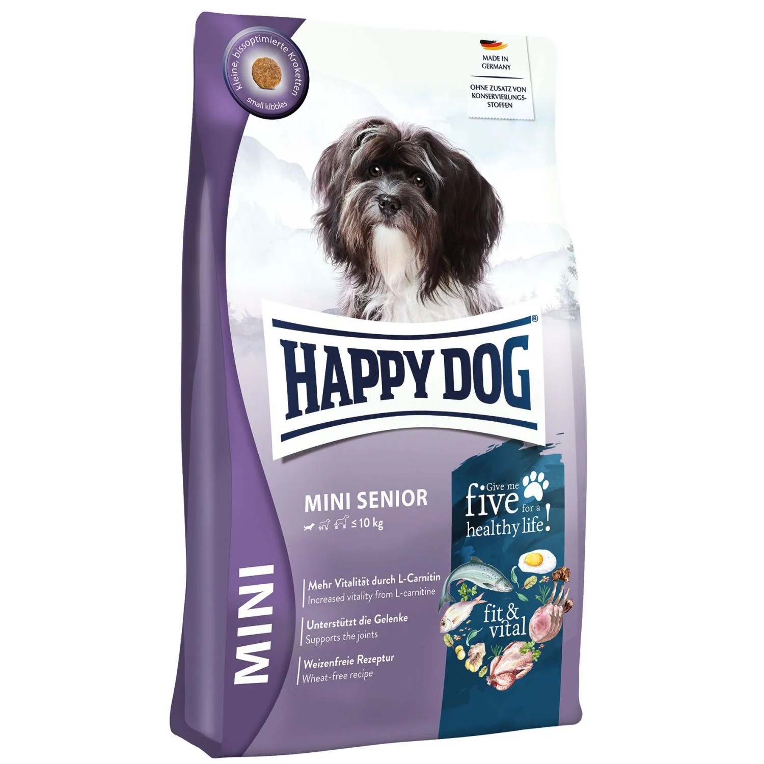 Happy Dog Hunde-Trockenfutter Fit & Vital Mini Senior 800 g