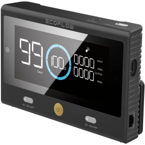 EcoFlow Fernbedienung für Delta Pro Powerstation mit Display zur Steuerung und Anzeige von Daten.