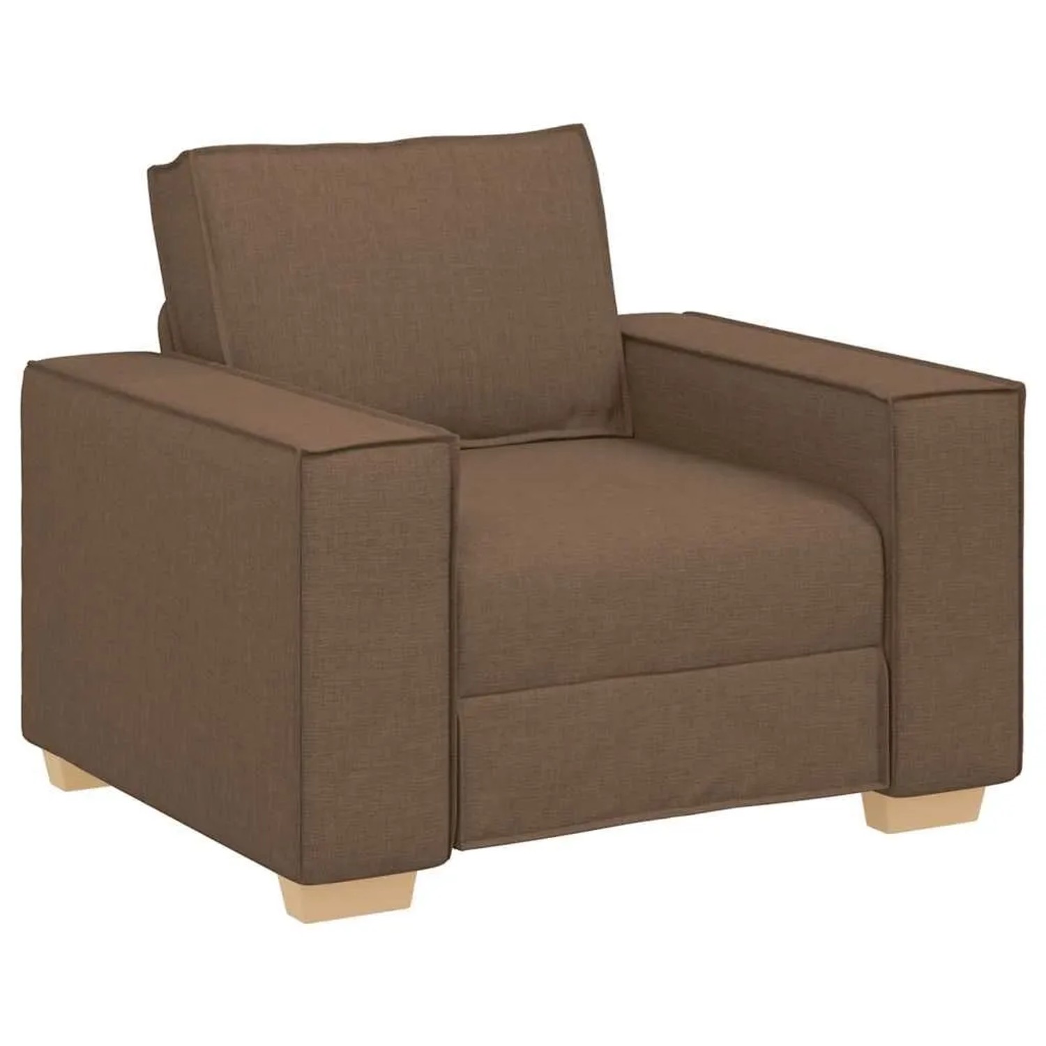 vidaXL Sofa Stuhl Braun 60 cm Stoff 4104964 günstig online kaufen
