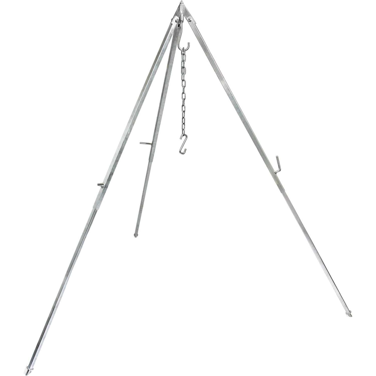 Petromax Dreibein mit Kette & Haken D1 Stahl Aufstellhöhe 88-144 cm günstig online kaufen