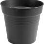 Schwarzer Elho Anzuchttopf Green Basics, Ø 13 cm, ideal für die Pflanzenanzucht.