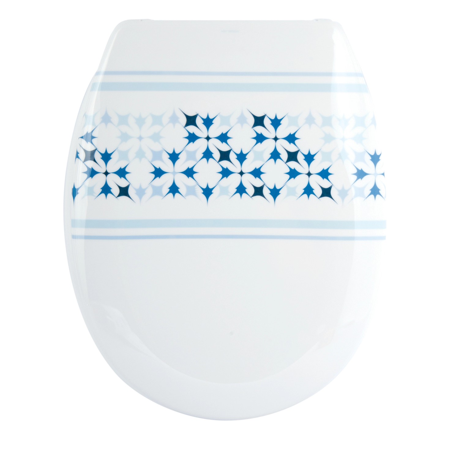 MSV WC-Sitz Malta Duroplast Soft-Close 45,5 cm x 37 cm x 5 cm Blau günstig online kaufen
