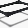 Schwarzer Eurobox-System Adapterring für 60x40 cm Boxen zur Volumenvergrößerung.