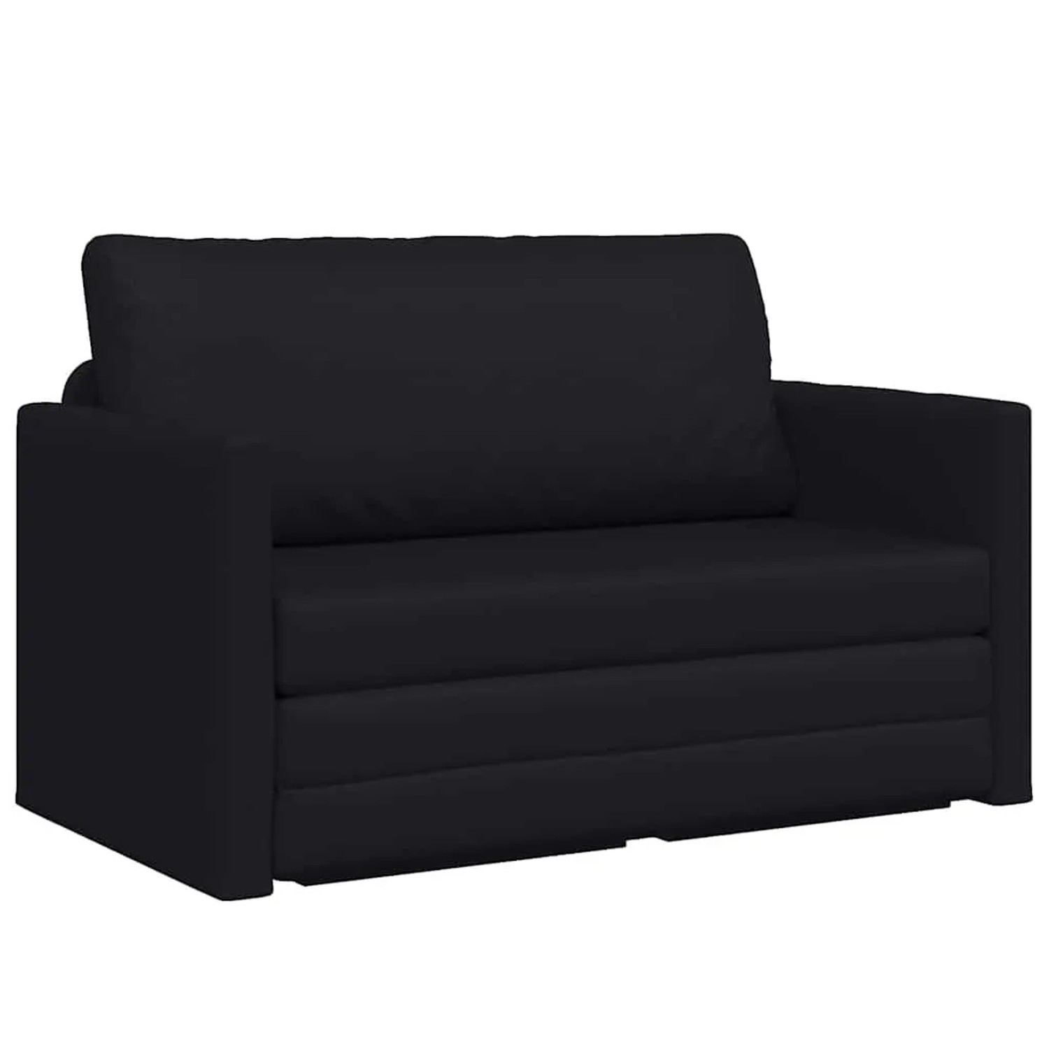 Thumbnail - vidaXL Schlafsofa 110cm Schwarz Kunstleder 4106713