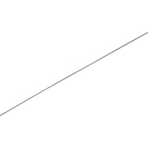 Silbernes Drahtseil, Ø 3 mm, als Meterware. Flexibel und robust für Garten, Werkstatt und zum Heben von Lasten.