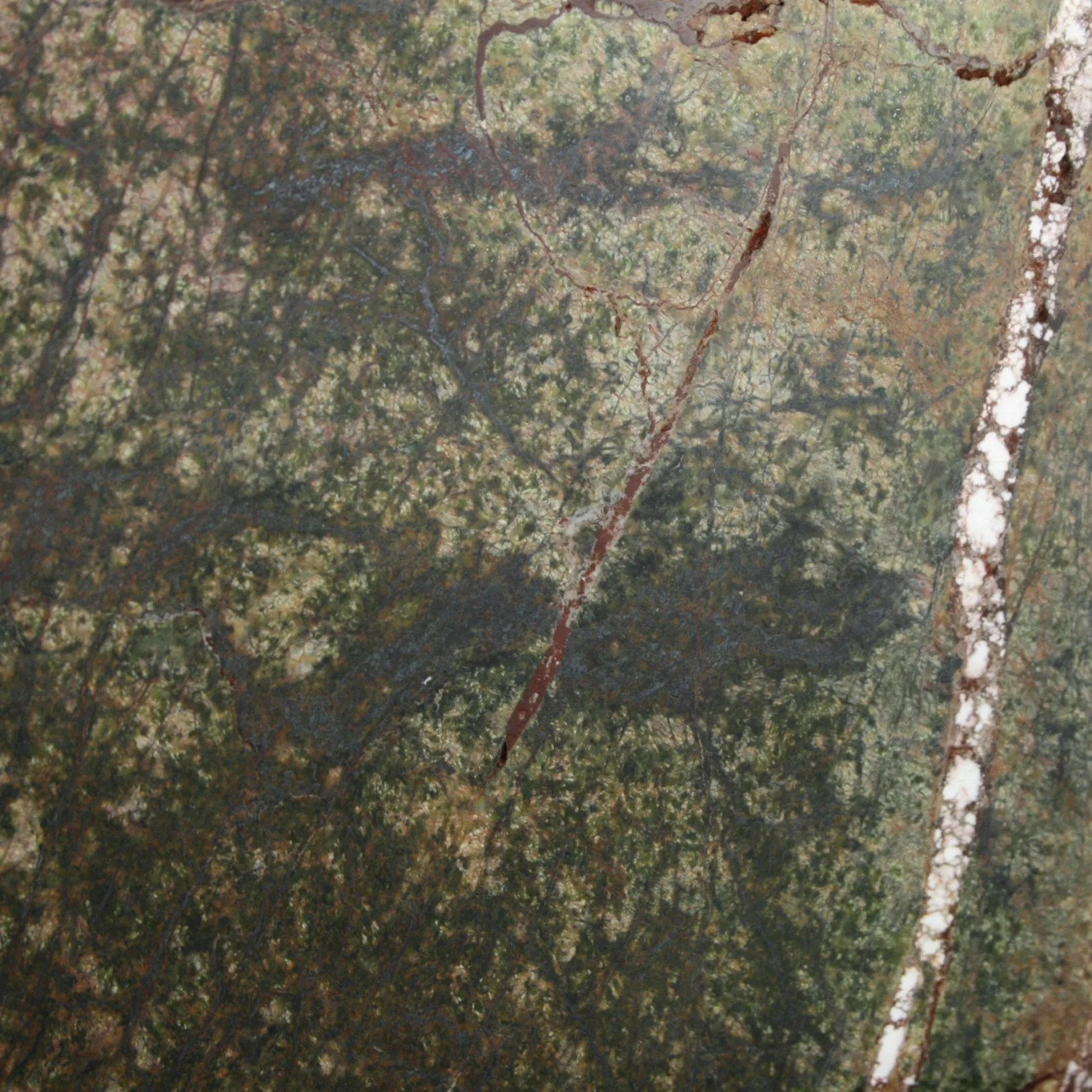 Naturbaustein Crystal Collection Nature Touch Rain Forest Green, Detailansicht der Maserung.