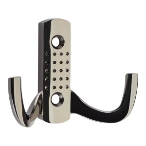 SOTECH Garderobenhaken JASMIN STRONG Kurz Chrom Dunkel