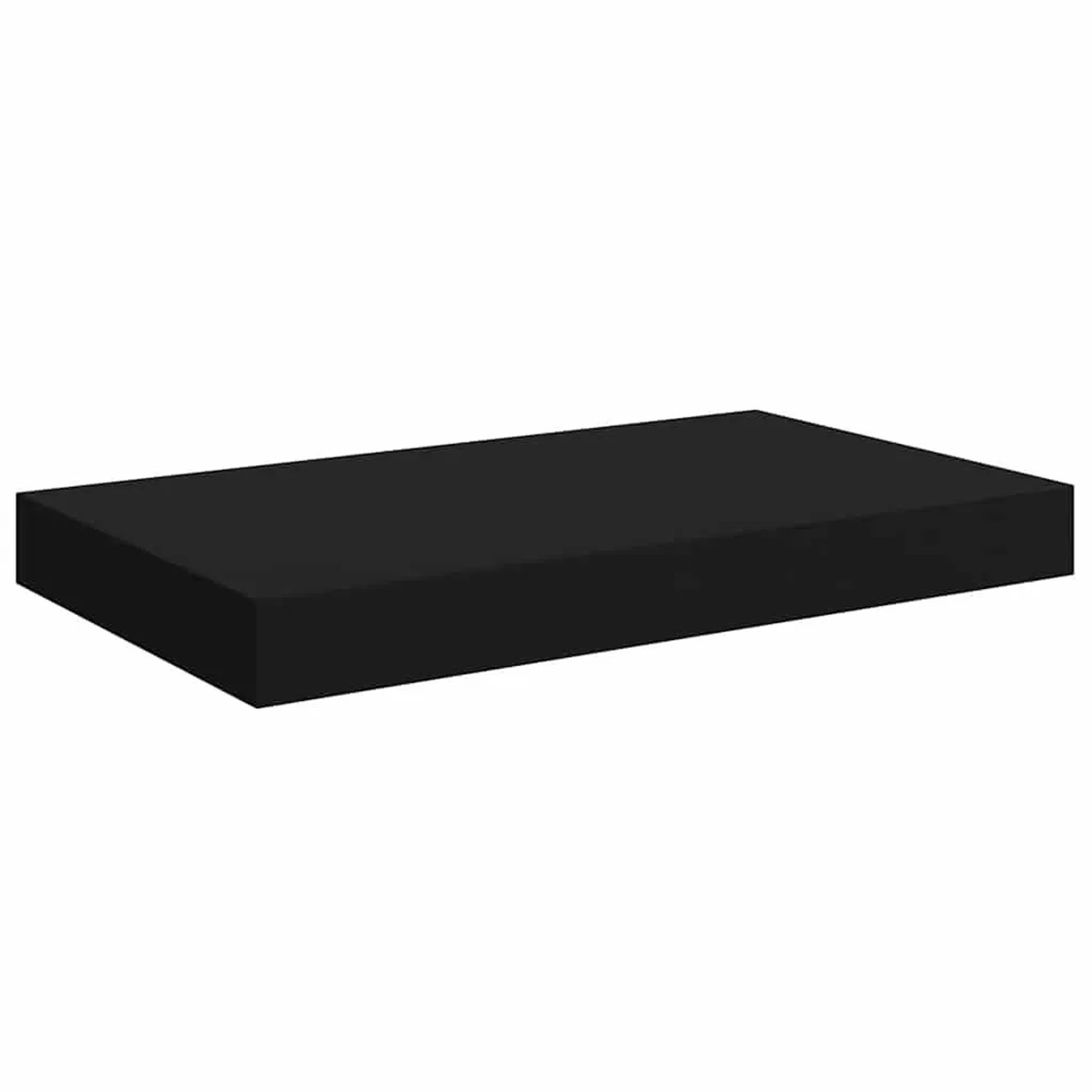 vidaXL Schwebendes Wandregal Schwarz 40x23x3,8 cm MDF 323826