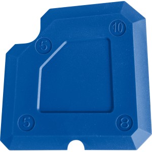 Blauer LUX Fugenglätter aus dem 5-teiligen Set für Fliesenarbeiten.