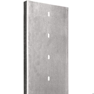 Verzinktes C-Profil (200 cm) für Gabionenzaun, zur stabilen Einfassung von Mauersystemen.