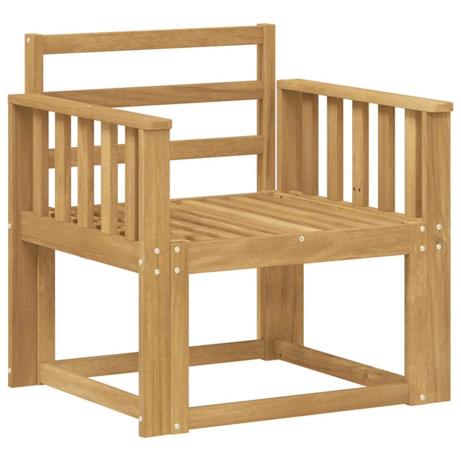 vidaXL Outdoor-Sofagarnitur Massivholz Akazie Weiß 3438968