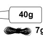 Kirchhoff Gewinde-Dichtungsset, 2-teilig: Dichtpaste (40g) und Sanitärhanf (7g) für dichte Gewinde.