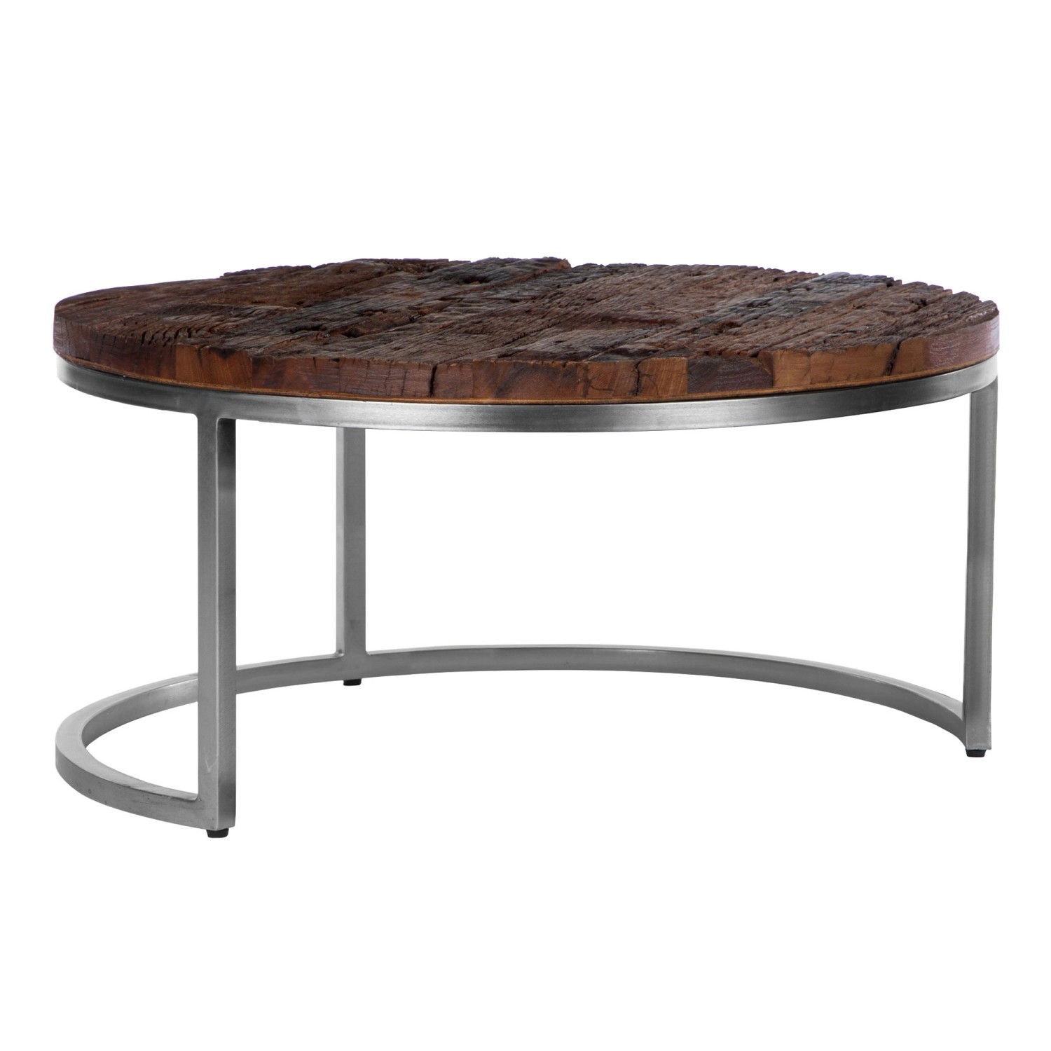 Womo-Design Couchtisch Surabaya 70x35cm Rund Handgefertigt Akazienholz günstig online kaufen