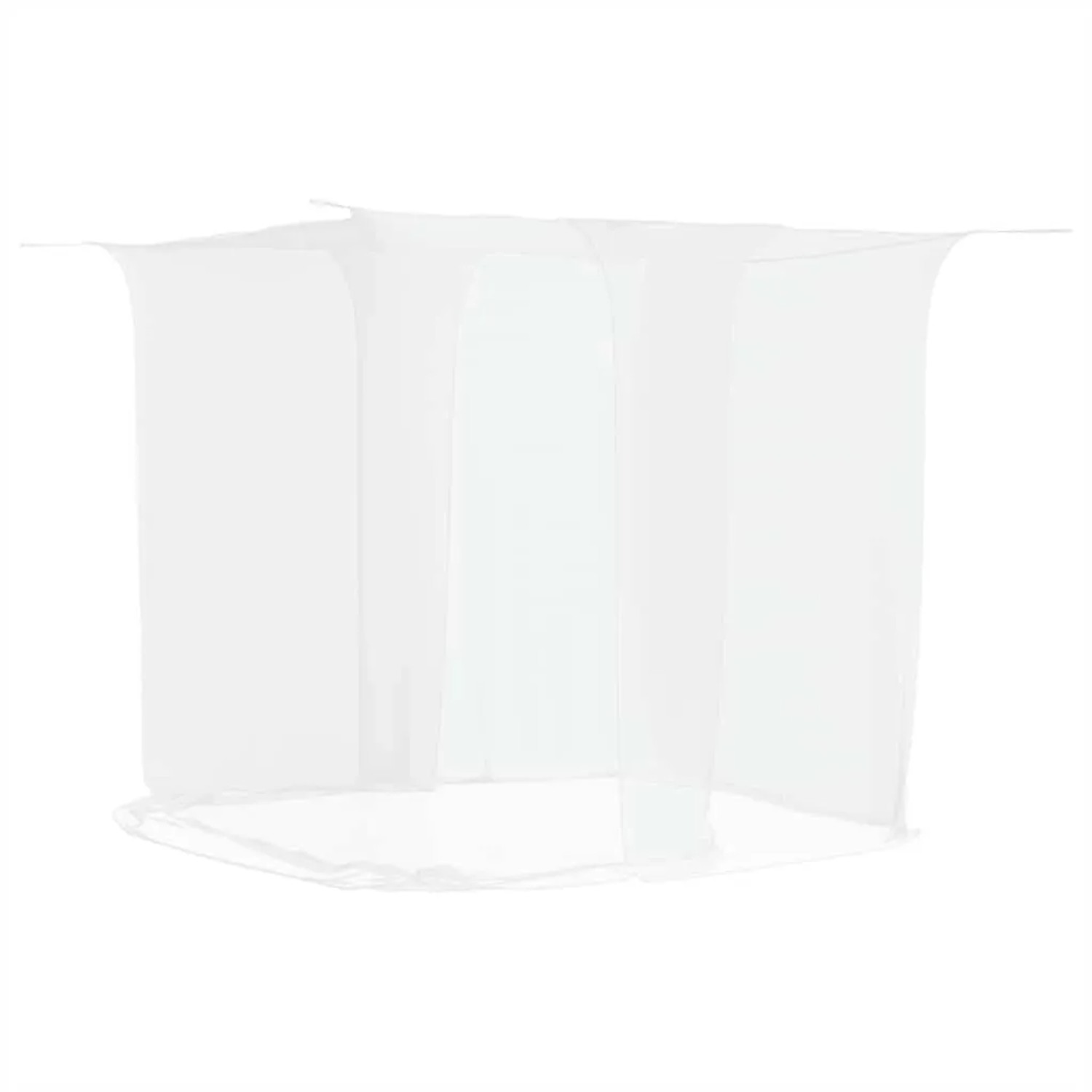 vidaXL Moskitonetz Zum Aufhängen 156 Mesh Weiß 220x150x180 cm 4010055