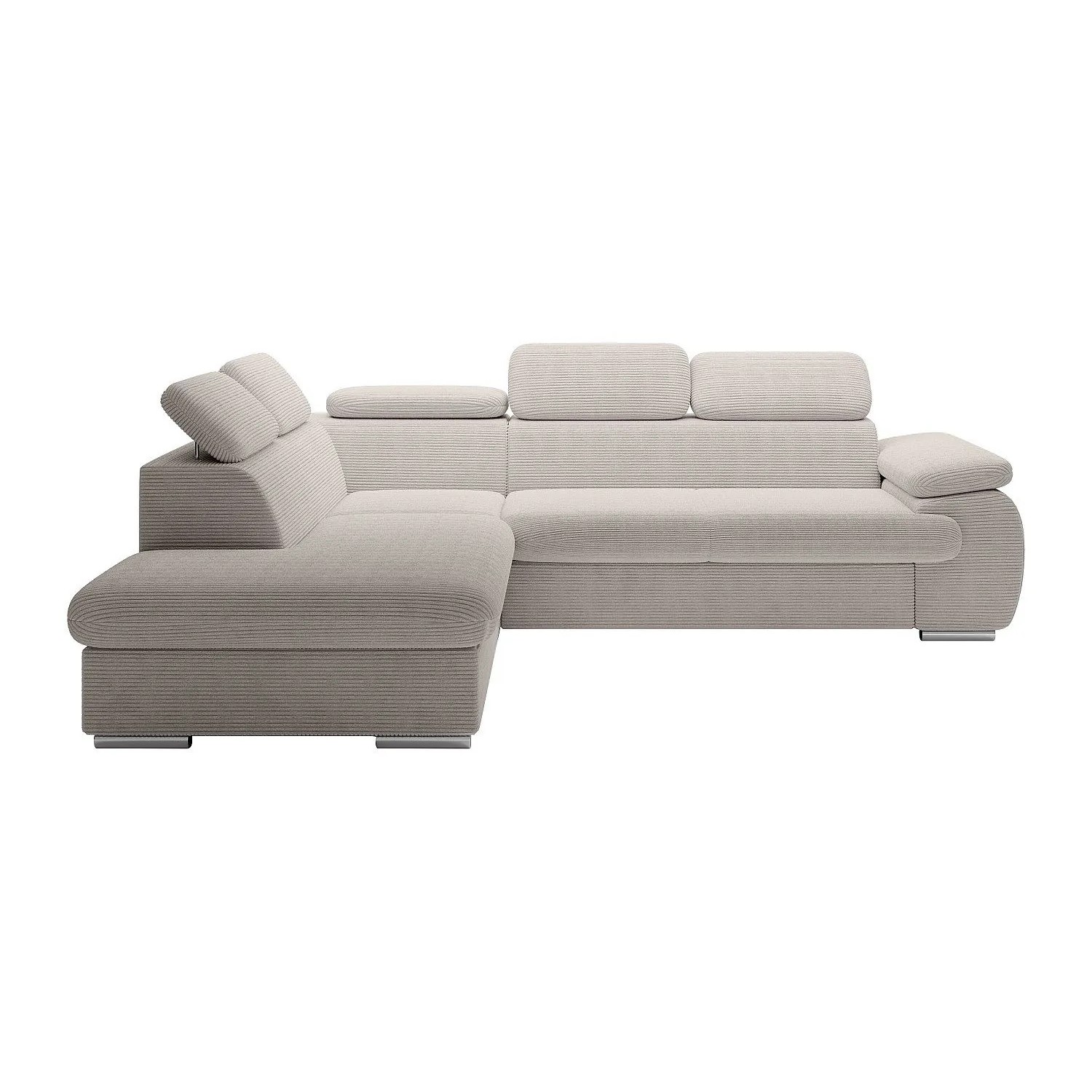 Vente-unique Schlafsofa Fabien Beige 271 cm