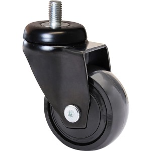 Wagner Möbel-Lenkrolle, 50mm Durchmesser, Tragkraft 50kg, C-Serie, mit schwarzem Gehäuse und Softlauffläche.