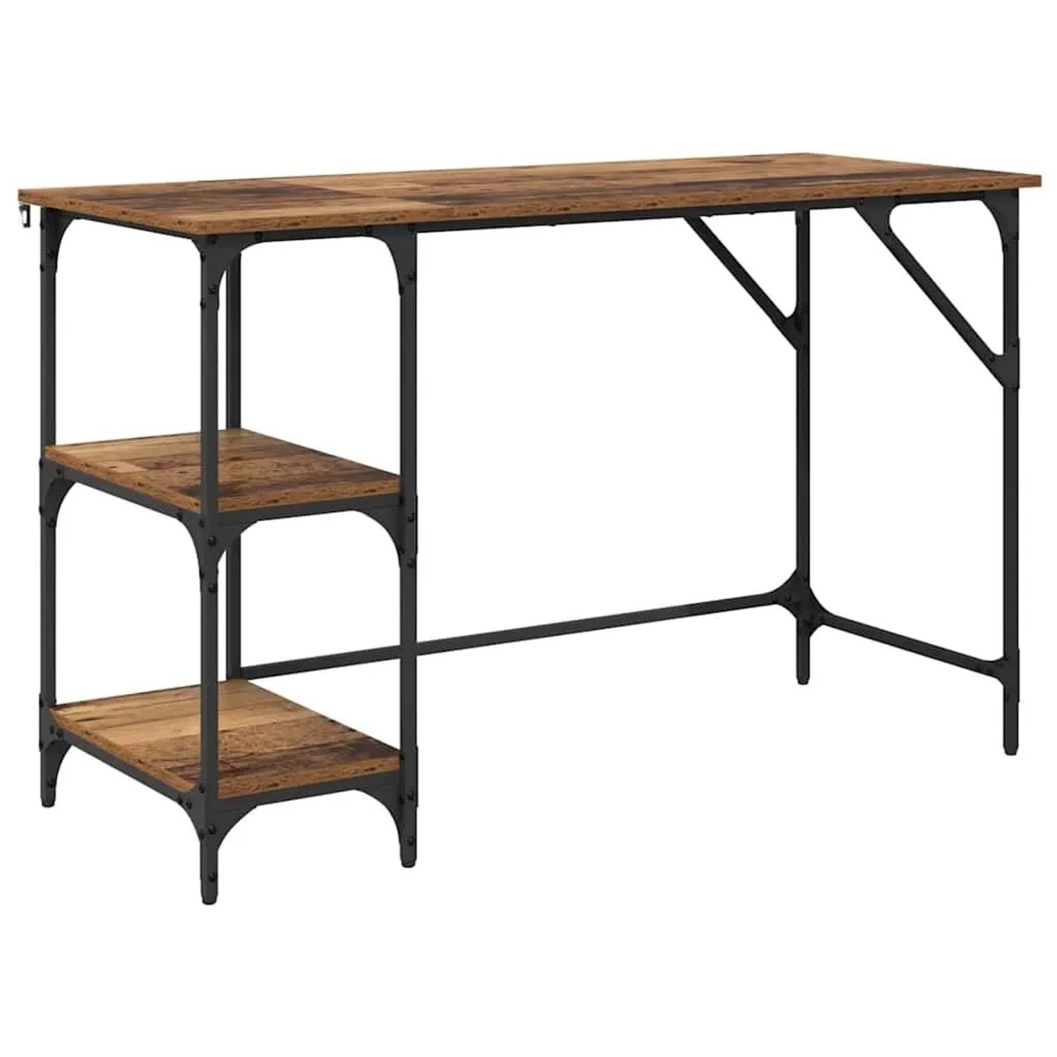 vidaXL Schreibtisch Altholz 120 x 50 x 75 cm Holzwerkstoff 883032 günstig online kaufen