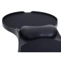 Schwarze MCW Armauflage mit Mauspad und gepolsterter Handgelenkstütze. Ergonomisches Zubehör für Bürostühle.