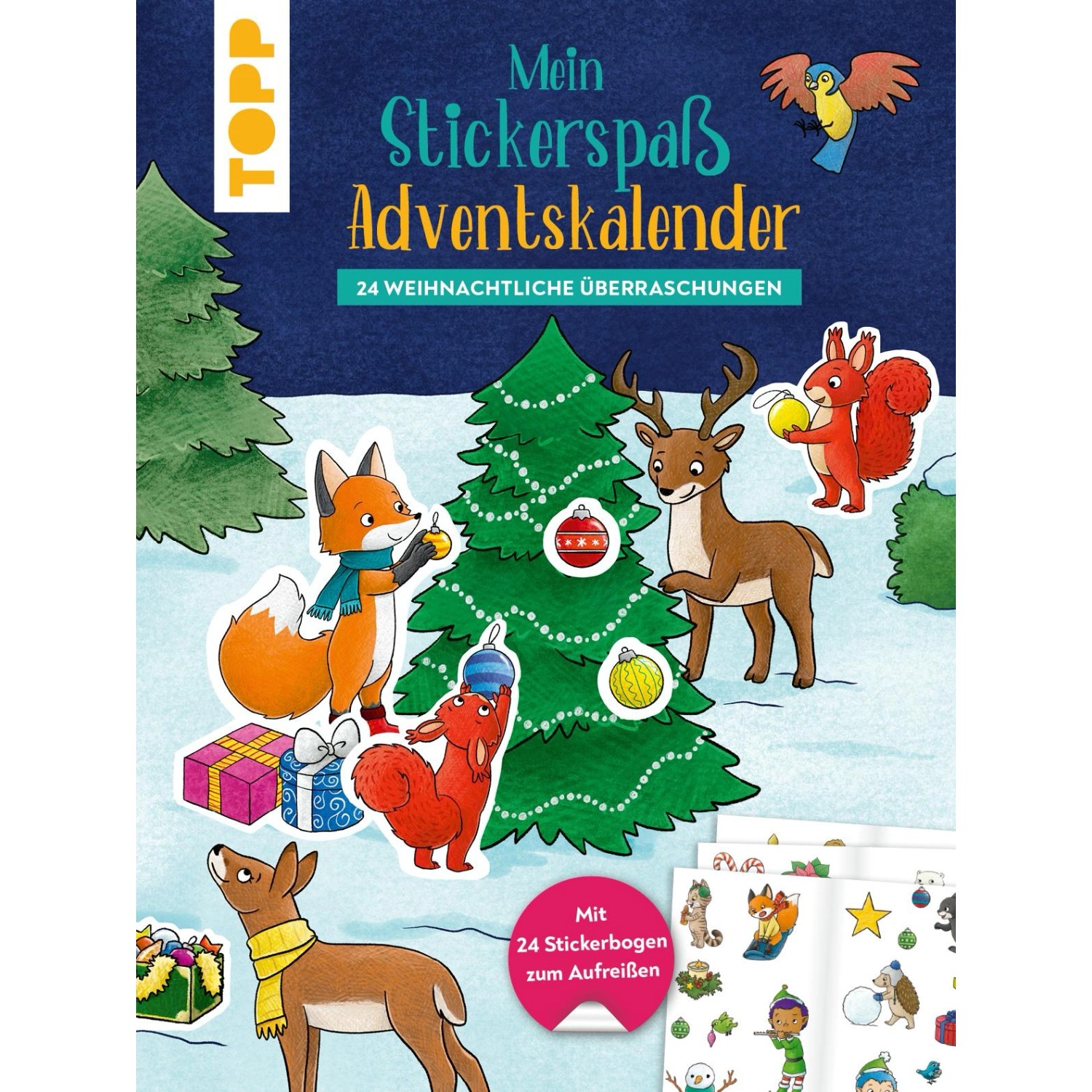 Stickerbuch-Adventskalender