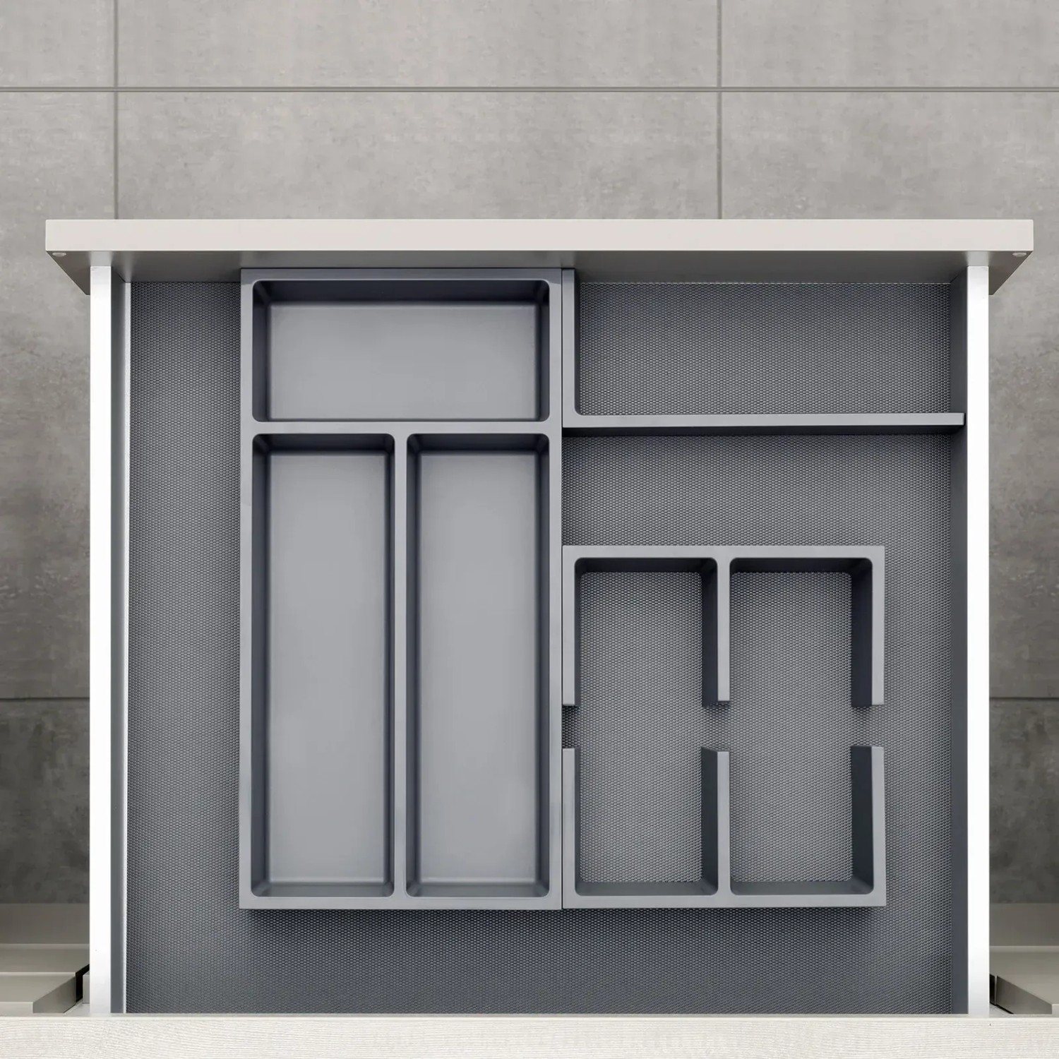 SOTECH Essensa Connect Basisset 1 Organisationssystem 50 mm Höhe Anthrazit_3