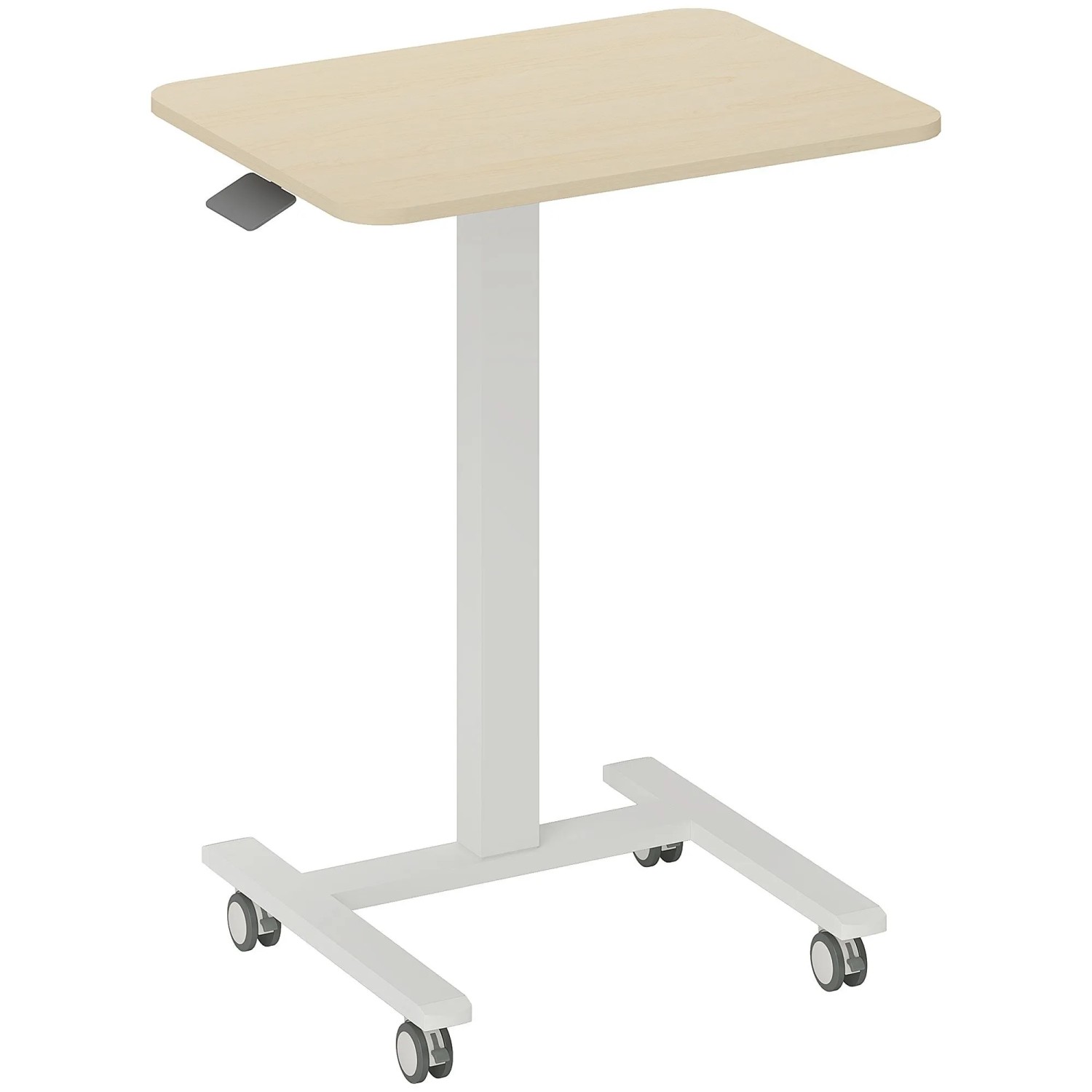 Vinsetto Stehpult Spanplatte Stahl 65L x 48B x 68-108H cm Gelb