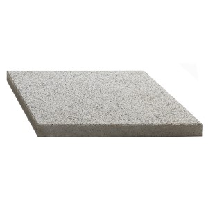 Terrassenplatte Beton Mailand, weiß-schwarz, wassergestrahlt, 60x40x5 cm.