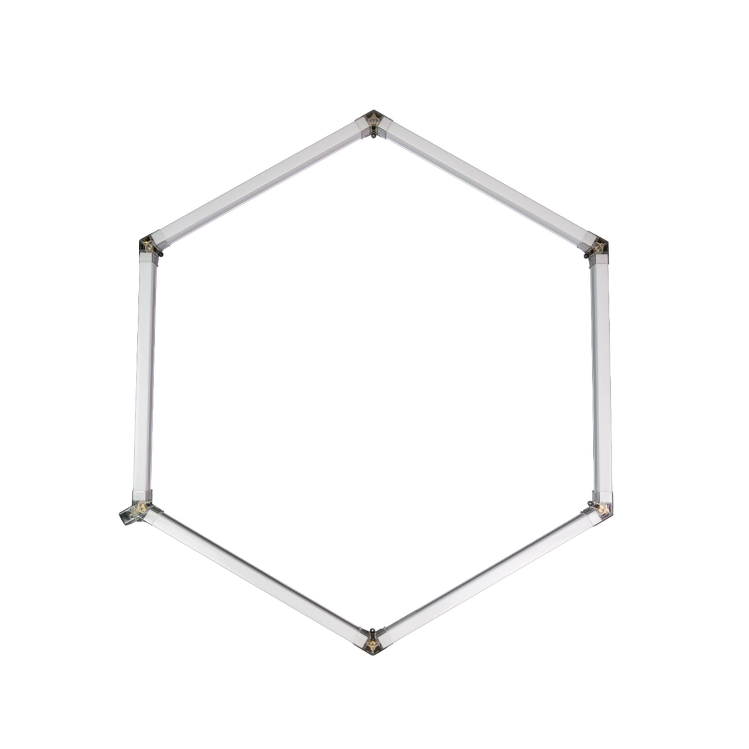 LUXULA Hexagon LED Deckenleuchte 40W 4400lm 6500K Kaltweiß Modulare Werksta günstig online kaufen