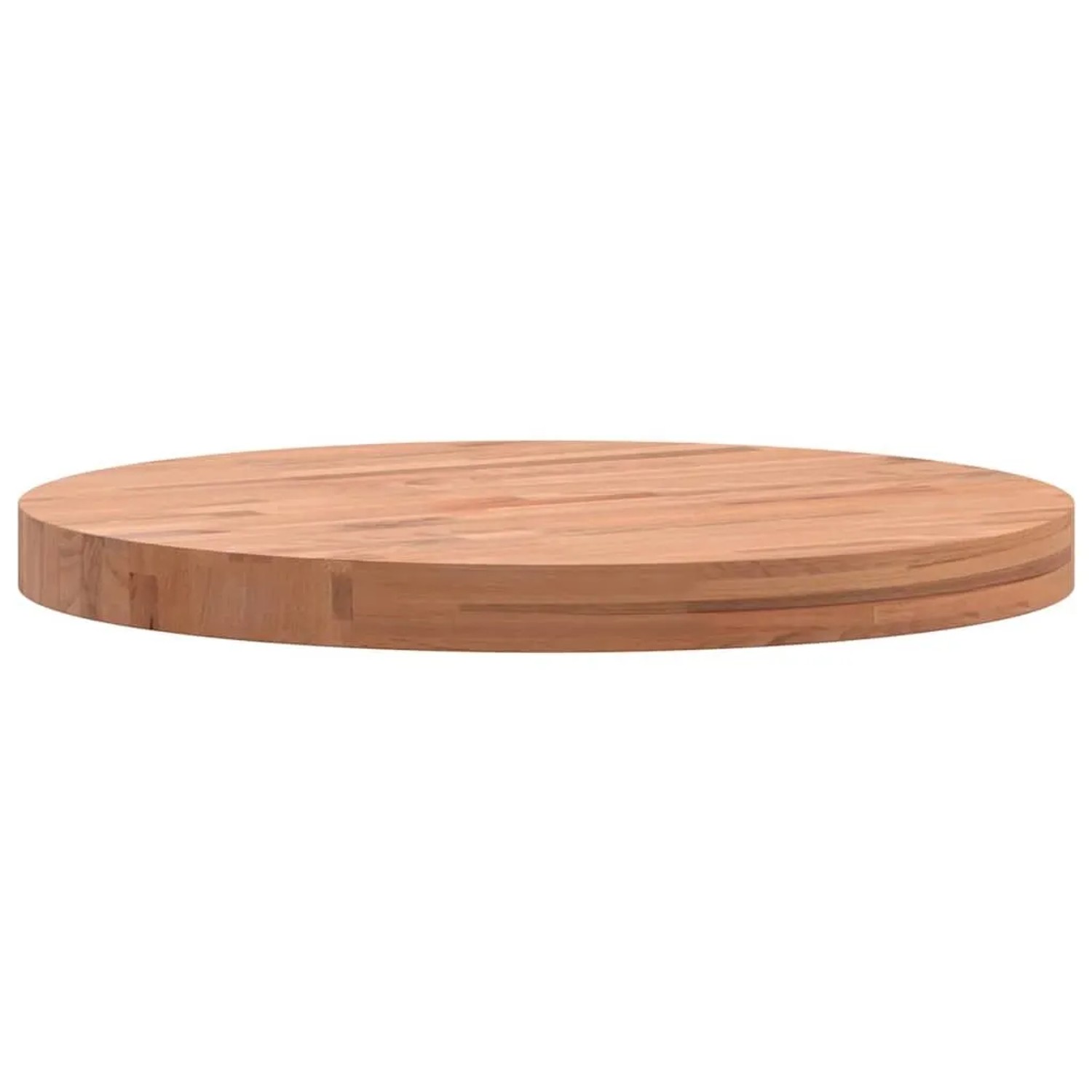 vidaXL Tischplatte Ø50x4 cm Rund Massivholz Buche 355943