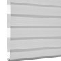Gardinia Doppelrollo EasyFix, 90x150 cm, Grau. Rollo mit transparenten und blickdichten Streifen.
