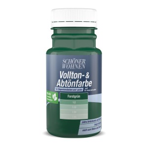 Schöner Wohnen Forstgrün Abtönfarbe, 125ml Flasche.