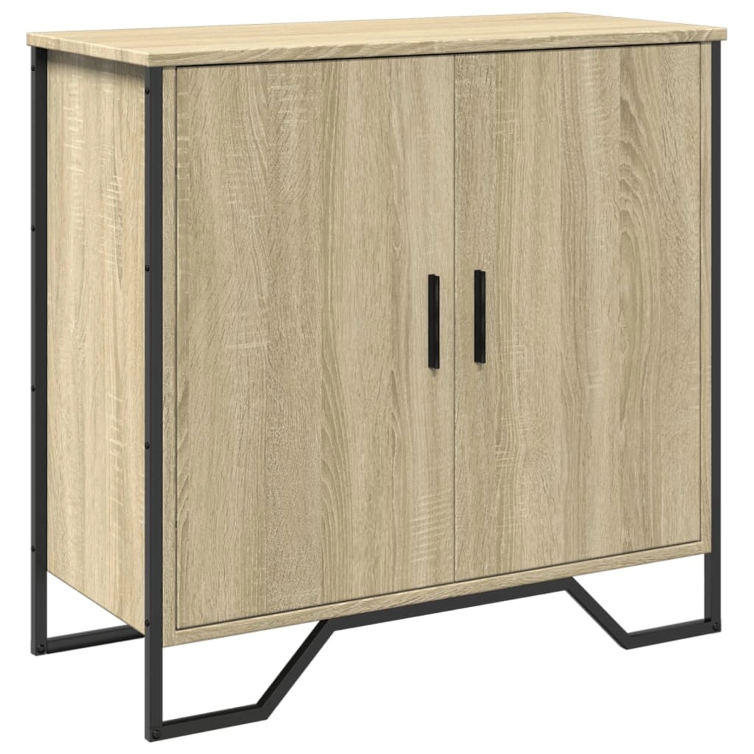 vidaXL Sideboard Sonoma-Eiche 78x35,5x74,5 cm Holzwerkstoff 848540