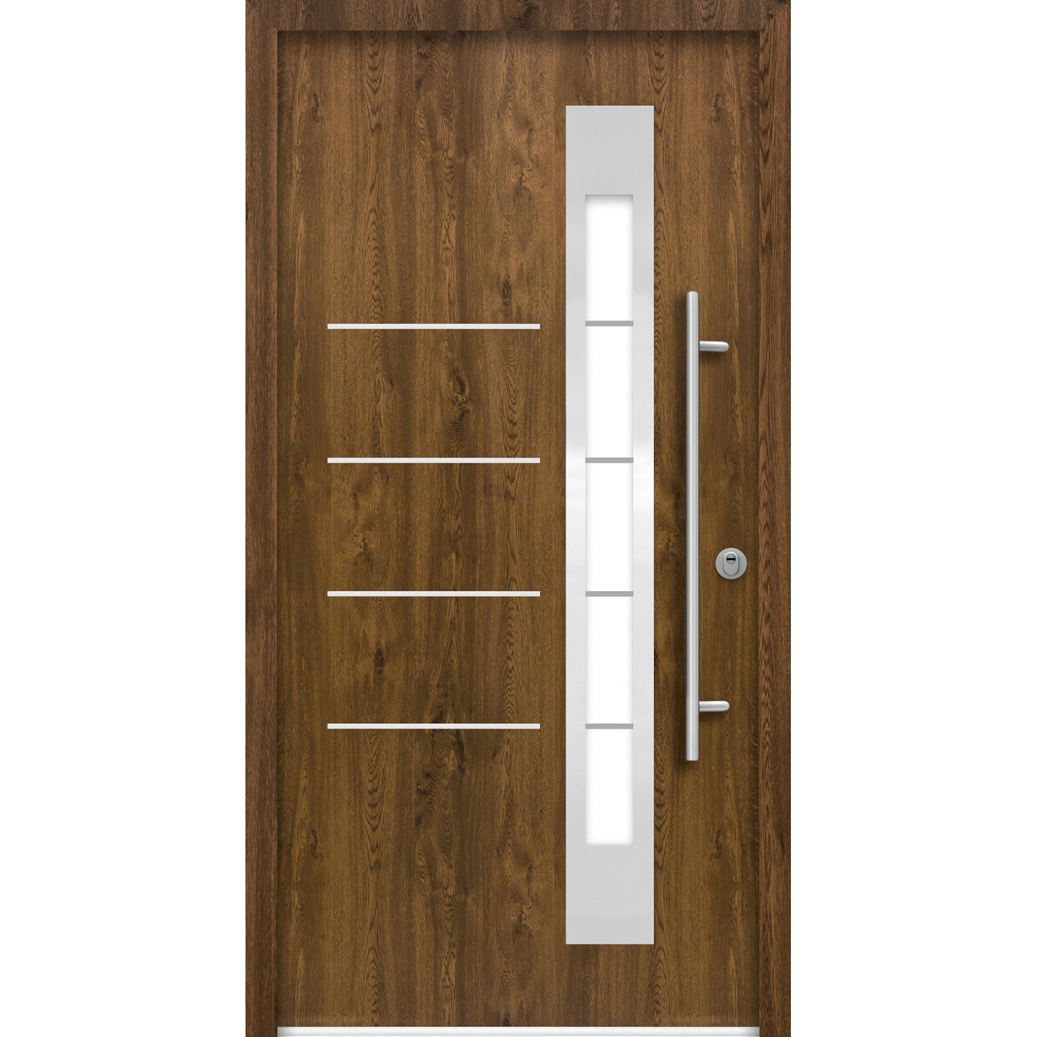 Splendoor Thermospace Sicherheits-Haustür Berlin Prime RC2K Nussbaum 100x21 günstig online kaufen