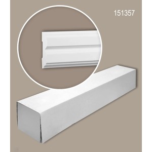 PROFHOME Wand- und Friesleisten Set, 28 m, Weiß. Zubehör für Paneele.