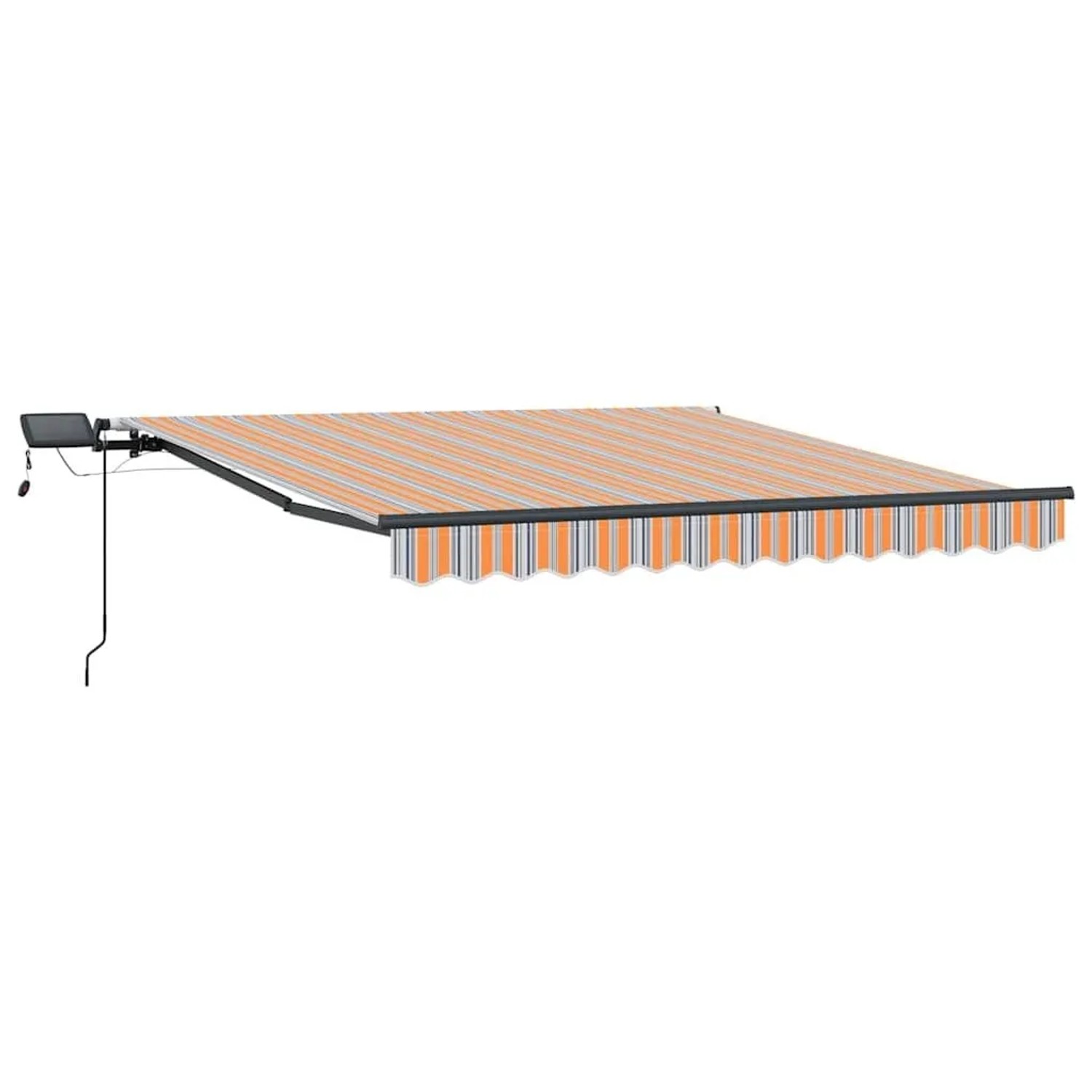 vidaXL Einziehbare Markise Mehrfarbig 350 x 250 cm Stoff 3330290 günstig online kaufen