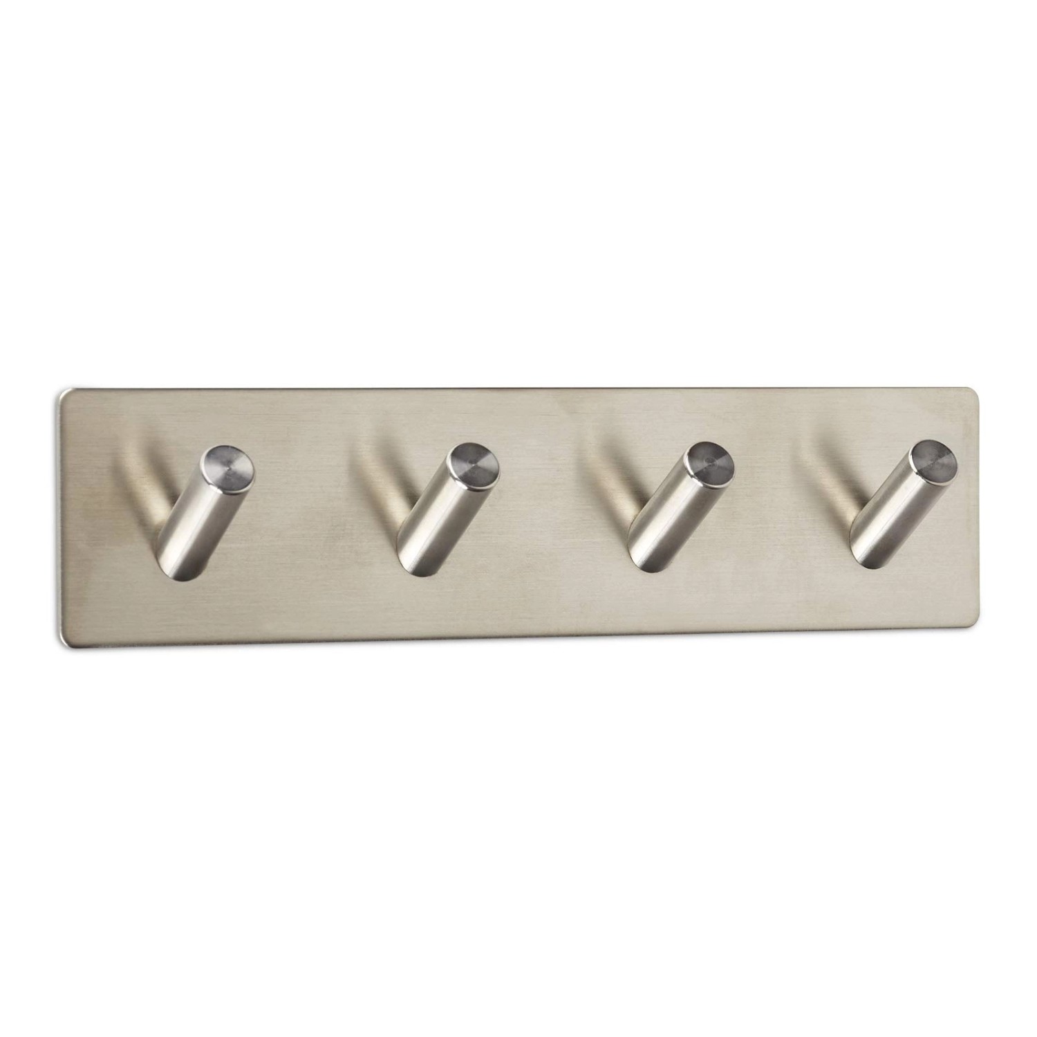 SOTECH Hakenleiste ADRA 4 Fach Edelstahl Gebürstet Selbstklebend 3M