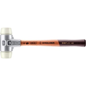 Halder Simplex Schonhammer Ø 40 mm Nylon mit Aluminiumgehäuse