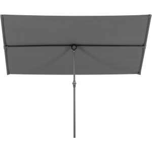 Schneider Balkonschirm Avellino, 130x180 cm, anthrazit, mit Handöffner. Rechteckiger Sonnenschirm für Balkon und Garten.