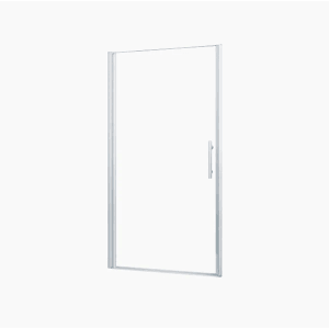 Duschparadies 100 x 185cm Duschtür Dusche Duschabtrennung Pendeltür 5mm ESG-Glas Drehtür