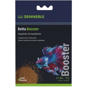 Dennerle Betta Booster Fischfutter, 12g Packung für Kampffische.
