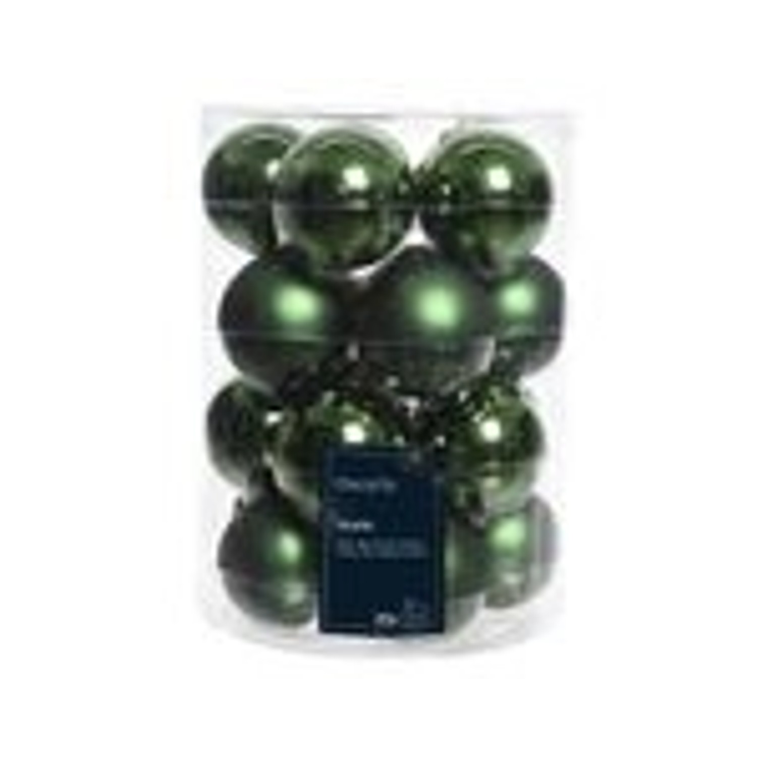 Kaemingk Weihnachtsbaumkugeln Glas 6 cm 20 Stueck Gruen