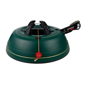 Produktbild von KRINNER Weihnachtsbaum Christbaumständer Comfort M Grün 36cm Inkl. Fußpedal-und Einseiltechnik