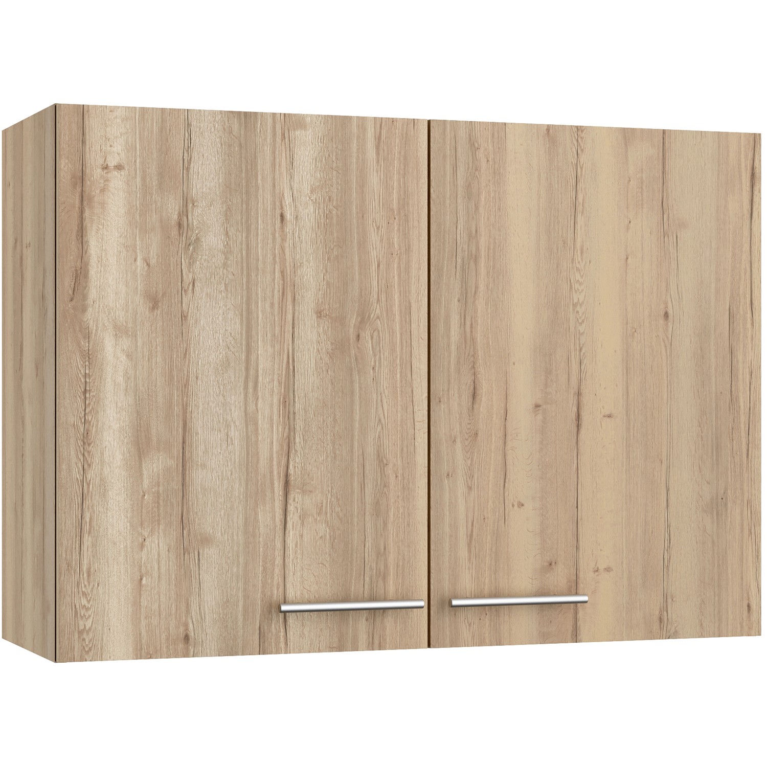 Optifit Oberschrank Erik290 100 cm x 70,4 cm x 34,9 cm Wildeiche günstig online kaufen