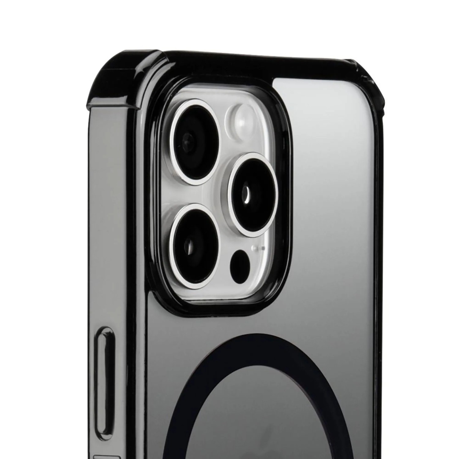 Hama Handyhülle Extreme Protect für iPhone 16 Pro, schwarz, mit MagSafe-Ring, Kameraschutz und verstärkten Ecken.