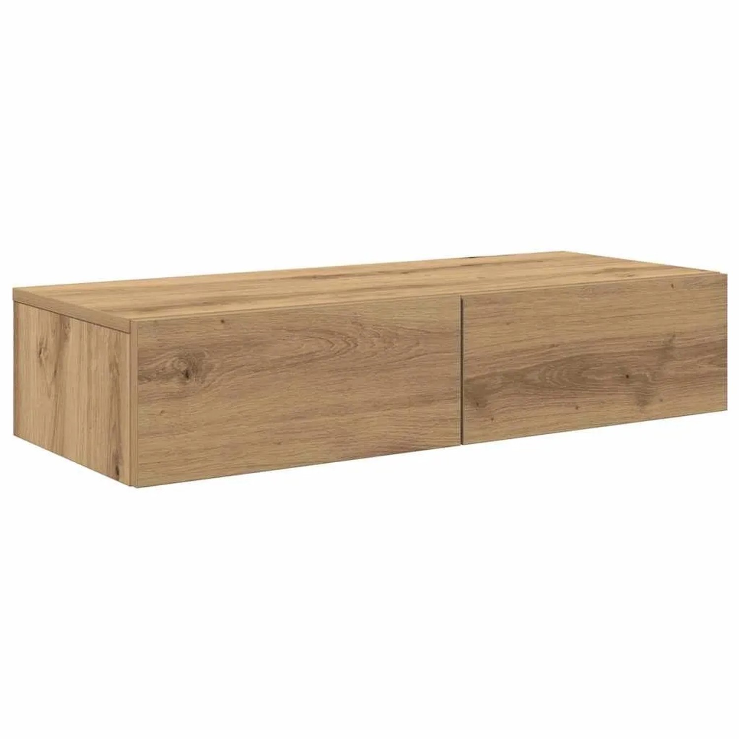 vidaXL Wandregal mit Schubladen Artisan-Eiche 80x33x17cm Holzwerkstoff 859985