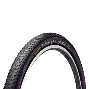 Continental Trekking Reifen, 28/29 Zoll, Double Fighter Profil, schwarz. Ideal für Trekking- und SUV-Fahrräder.