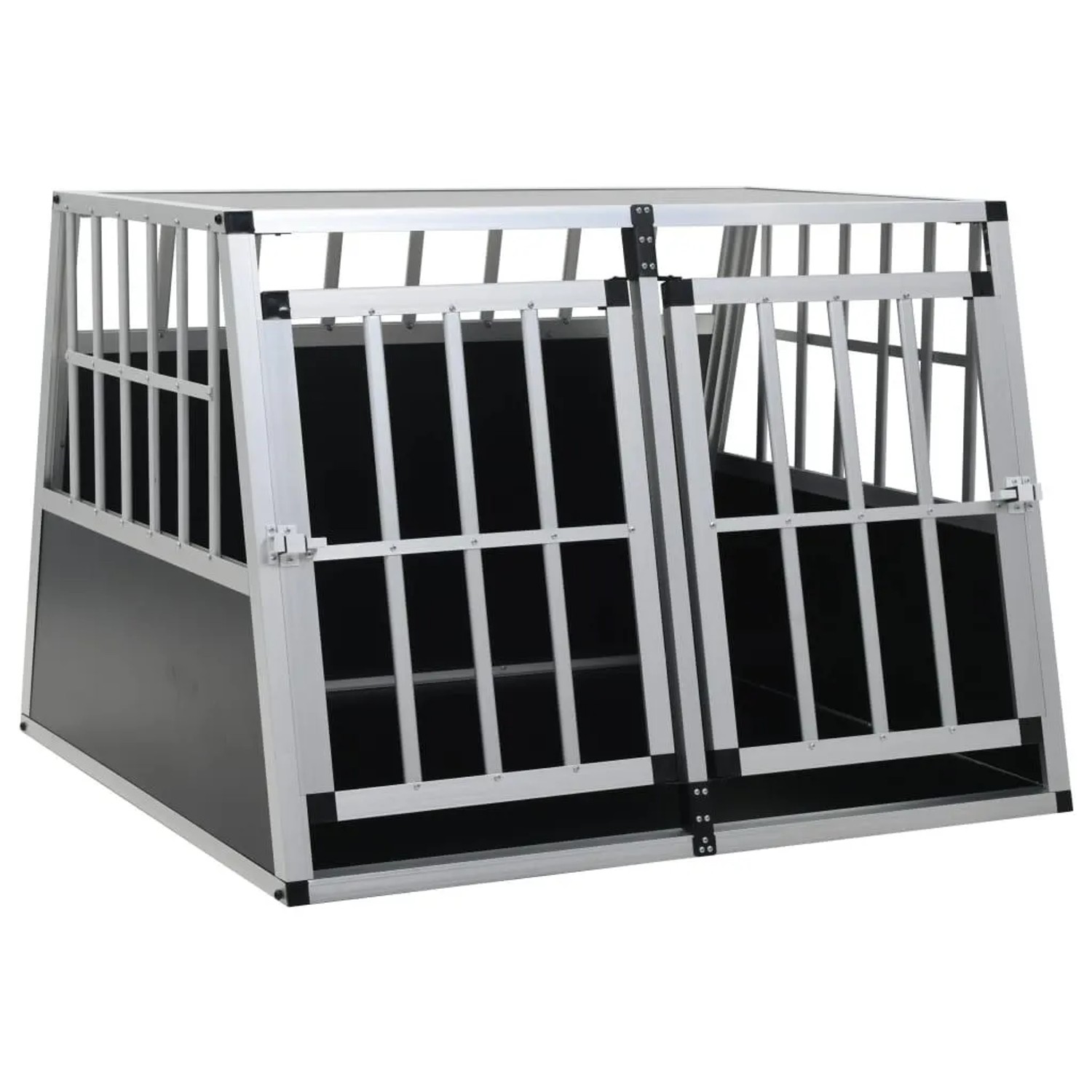 vidaXL Hundetransportbox mit Doppeltür 94 x 88 x 69 cm 170665